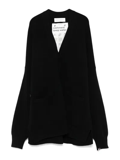 Extreme Cashmere Tokyo Cashmere Cardigan In Black