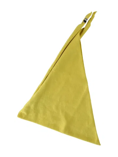 Extreme Cashmere Triangle Bandana In Green
