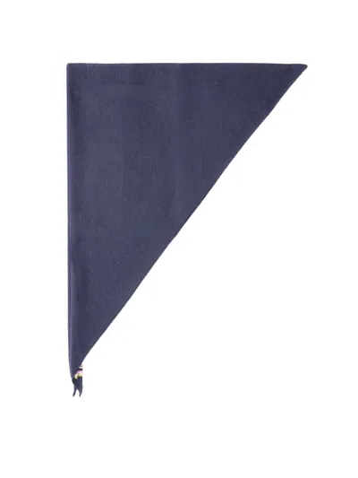 Extreme Cashmere Triangle Cashmere Scarf In Blue