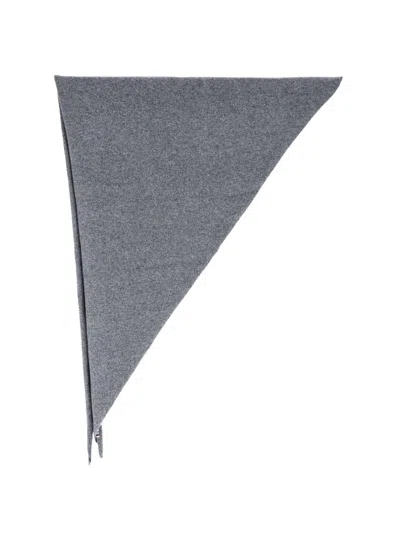 Extreme Cashmere Triangle Cashmere Scarf In Grey