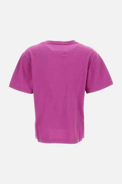 Extreme Cashmere Cuba Fine-knit T-shirt In Purple