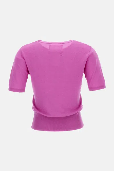 Extreme Cashmere Oleander Pink N.416 Noor Short Sleeve T-shirt In Purple