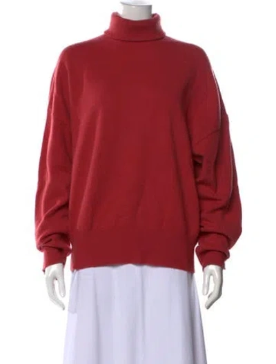 Pre-owned Extreme Cashmere Turtleneck Sweater In Red
