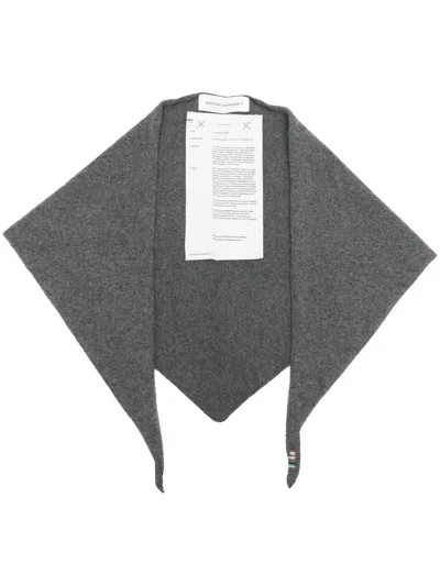 Extreme Cashmere Knitted Cashmere-blend Scarf In Felt