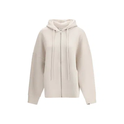 Extreme Cashmere White Cashmere Hoodie In Neutral