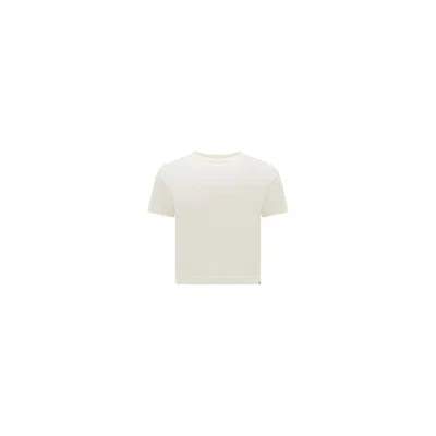 Extreme Cashmere White Cotton T-shirt In Black