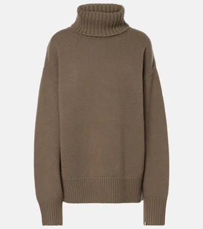 Extreme Cashmere Wiever Wool And Cashmere Sweater In Black