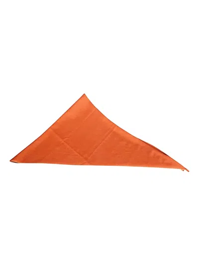 Extreme Cashmere Witch Tiangle-shaped Scarf In Orange