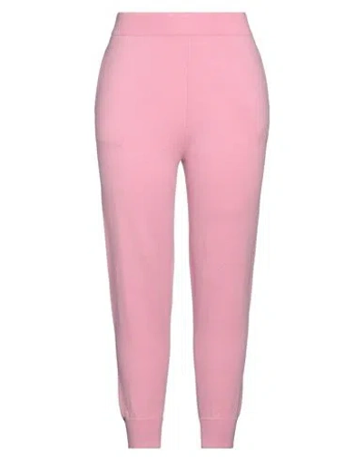 Extreme Cashmere Woman Pants Pink Size Onesize Cashmere, Nylon, Elastane