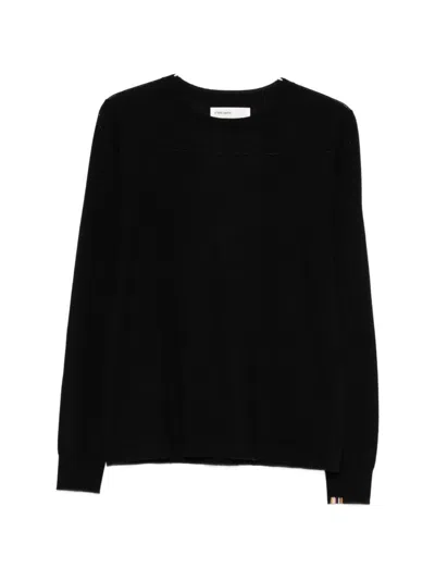 Extreme Cashmere Wool And Cashmere Crewneck Sweater In Black