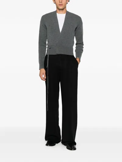 Extreme Cashmere Wrap Cardigan In Black