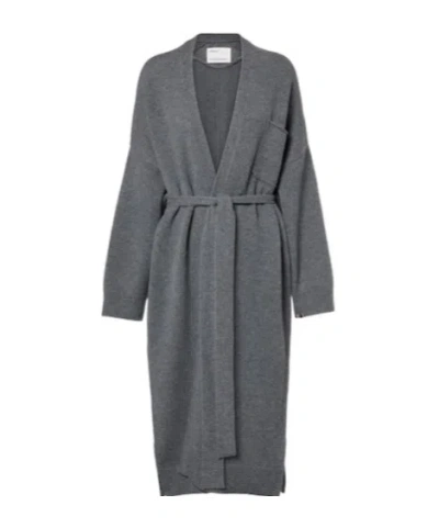 Extreme Cashmere Wrap Cardigan In Gray
