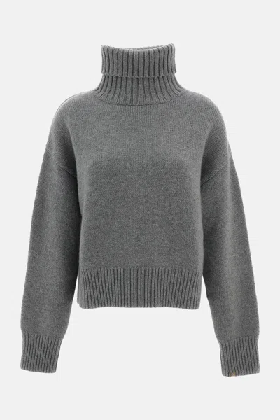 Extreme Cashmere X Cropped N°434 Crop Top In Gray