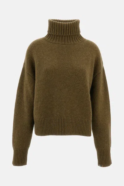 Extreme Cashmere X Cropped N°434 Crop Top In Green