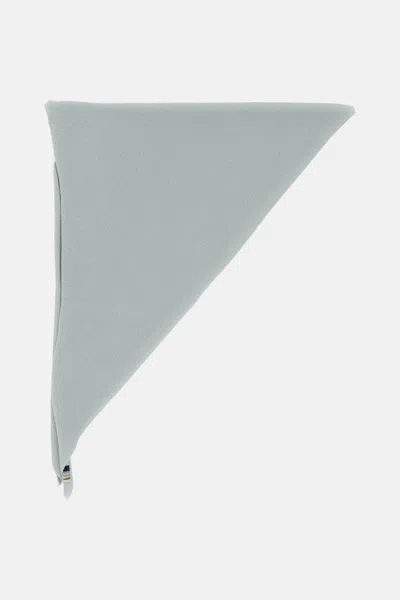 Extreme Cashmere X N.35 Triangular Bandana Scarf In White