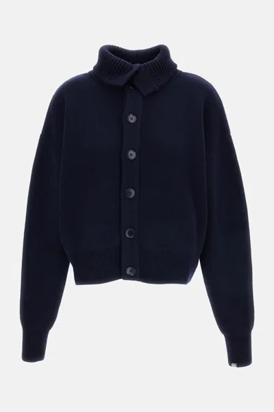 Extreme Cashmere X N.377 Cardigan Clement In Blue