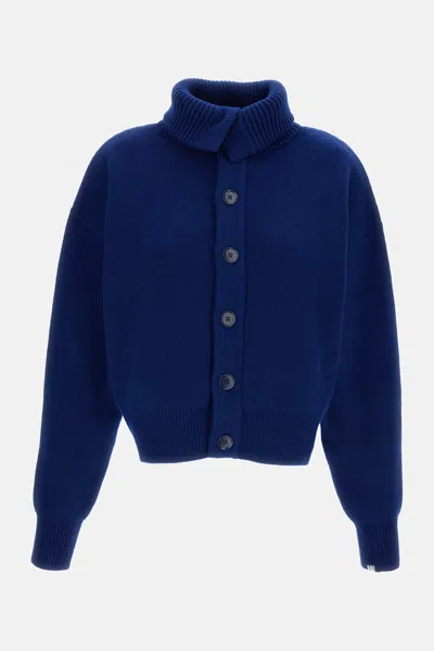 Extreme Cashmere X N.377 Cardigan Clement In Blue