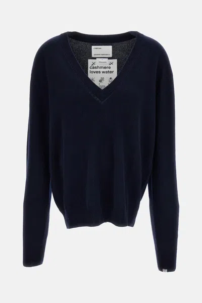 Extreme Cashmere X N.492 V-neck Sweater Ben In Blue