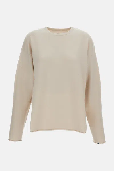 Extreme Cashmere X N.493 Oversize Crew-neck Sweater Paolo In Neutral