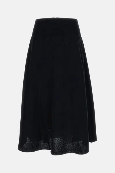 Extreme Cashmere X Skirt No. 470 Seduce In Black