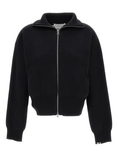 Extreme Cashmere Zip-fastening Cardigan In Black