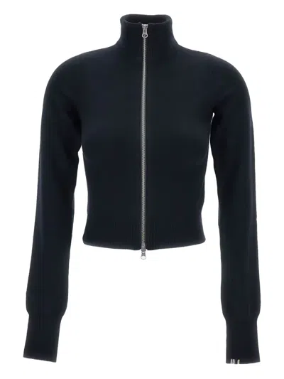 Extreme Cashmere Zip-up Cardigan In Blue