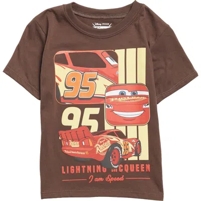 Extreme Concepts Kids' Cars Graphic T-shirt In Chocolate