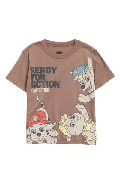 Extreme Concepts Kids' Paw Patrol Graphic T-shirt In Chocolate
