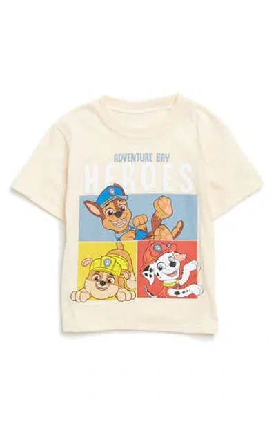 Extreme Concepts Kids' Paw Patrol Graphic T-shirt In Ecru