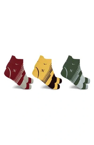 Extreme Fit 3-pack Ankle Length Compression Socks In Multi