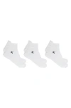 Extreme Fit 3-pack Low Cut Compression Socks In Gray