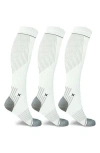 Extreme Fit Pack Of 3 Copper Compression Socks In White