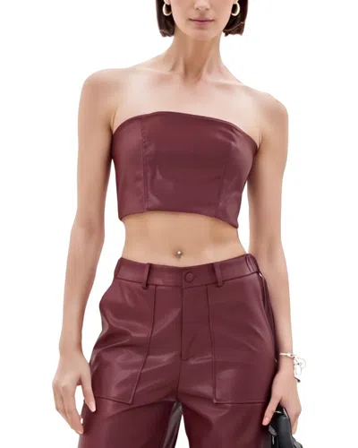 Extro & Vert Extro&vert Agnes Bandeau Top In Red