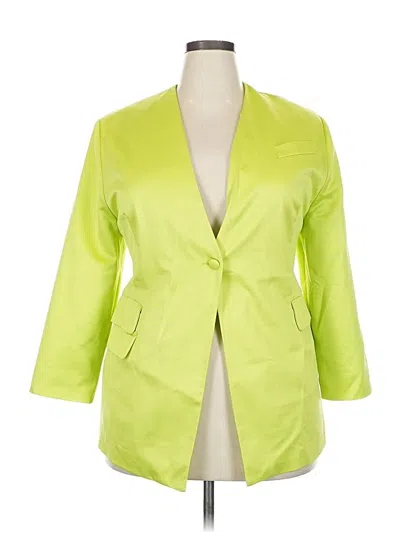 Pre-owned Extro & Vert Blazer Jacket In Green