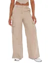 Extro & Vert Extro&vert Cargo Pocket Panel Trouser In Brown