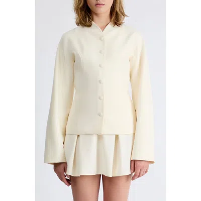 Extro & Vert Felicity Tailored Blazer In Yellow