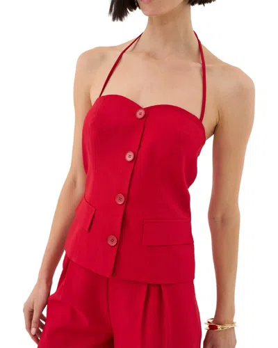 Extro & Vert Extro&vert Halter Neck Co-ord Top In Multi