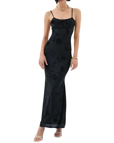 Extro & Vert Isabella Maxi Dress In Black
