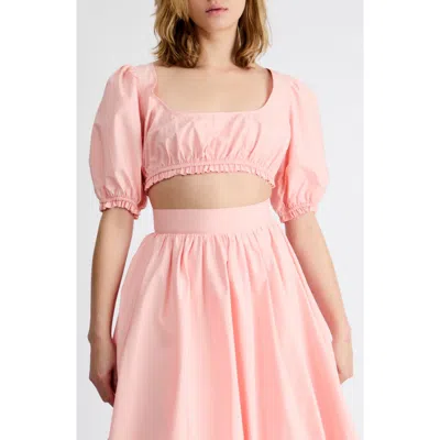Extro & Vert Tessa Scoop Neck Top In Pink