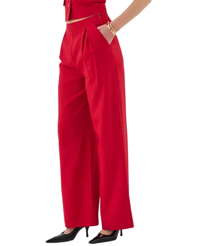 Extro & Vert Extro&vert Wide Leg Co-ord Trouser In Red