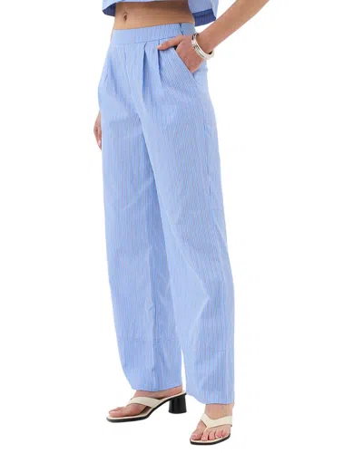 Extro & Vert Extro&vert Wide Leg Pant In Blue