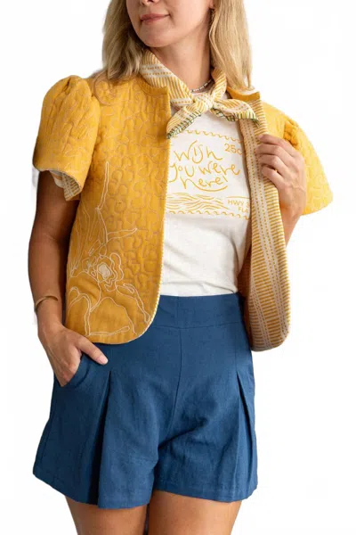 Ex-voto Hayley Short In Navy In Blue