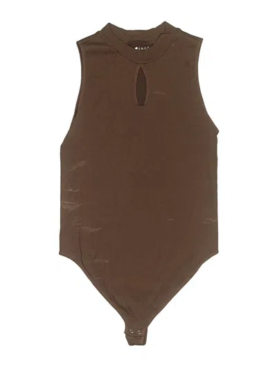 Pre-owned Eye Candy Bodysuit In Brown