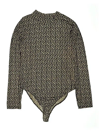 Pre-owned Eye Candy Bodysuit In Gold