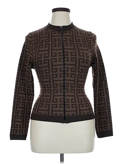 Pre-owned Eye Candy Cardigan Sweater In Brown