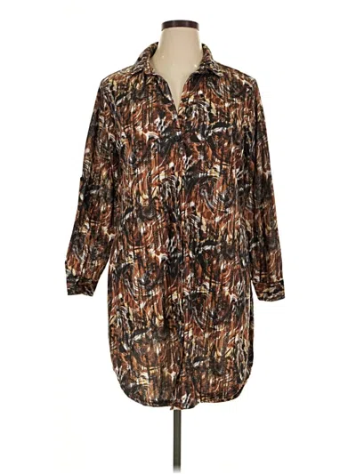 Pre-owned Eye Candy Casual Dress In Brown