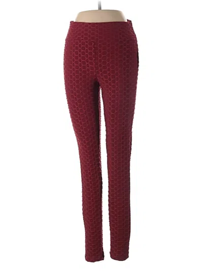 Pre-owned Eye Candy Casual Pants In Burgundy