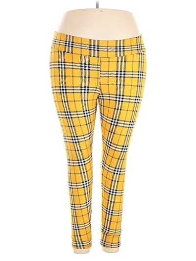 Pre-owned Eye Candy Casual Pants In Yellow