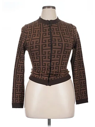 Pre-owned Eye Candy Jacket In Brown