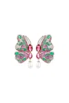Eye Candy La Adonis Earrings In Green